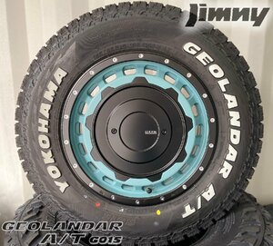 新品 最新作タイヤ SwaGGer ジムニー ヨコハマ ジオランダー G015 A/T 185/85R16 タイヤホイールセット 16インチ ホワイトレター