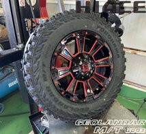 デリカD5 X-TRAIL RAV4 LEXXEL DeathRock ヨコハマ ジオランダー MT G003 225/75R16 タイヤホイール16インチ 新品4本セット_画像5