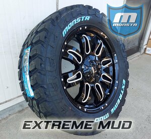 オフロード ランクル 100系 200系 LX570 セコイア タンドラ 20インチ モンスタ MONSTA EXTREM MUD 33x12.50R20 35x12.50R20 ホワイトレター