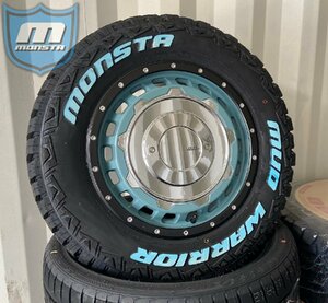 200系 ハイエース レジアスエース 16インチ SwaGGer MONSTA マッドウォーリアー 215/70R16 ホワイトレター 新品タイヤホイール 4本セット