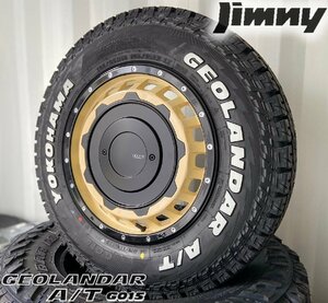 新品 最新作タイヤ SwaGGer ジムニー ヨコハマ ジオランダー G015 A/T 185/85R16 タイヤホイールセット 16インチ ホワイトレター