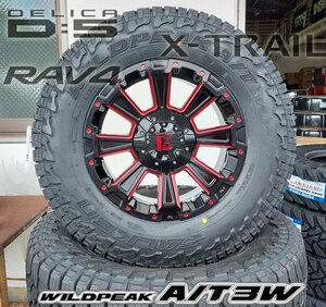 LEXXEL DeathRock デリカD5 RAV4 エクストレイル CX5 16インチ ファルケン WILDEPEAK A/T03W 225/75R16 235/70R16