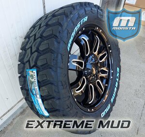 オフロード JEEP ジープ JK JL ラングラー 20インチ モンスタ MONSTA EXTREM MUD 33x12.50R20 35x12.50R20 ホワイトレター