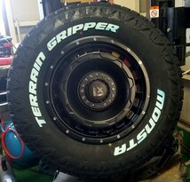 限定 JL JK ラングラー LEXXEL SwaGGer MONSTA TERRAIN GRIPPER 265/65R17 265/70R17 285/70R17 タイヤホイール17インチ ホワイトレター_画像9