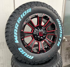 LEXXEL【DeathRock】デリカD5 エクストレイル CHR クロスロード等 16インチ MONSTAマッドウォーリアー 215/70R16 235/70R16 ホワイトレター