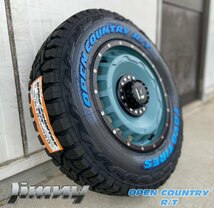 ジムニー JB64 JB23 トーヨー オープンカントリー RT 185/85R16 タイヤホイールセット 16in SwaGGer オフロード＆オンロード両立タイヤ_画像2