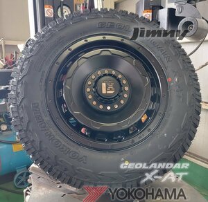 デリカ D5 エクストレイル RAV4 クロスロード チェロキー ヨコハマ ジオランダー X-AT 235/70R16 新品 タイヤホイール 16インチ