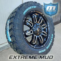 オフロード ランクル 100系 200系 LX570 セコイア タンドラ 20インチ モンスタ MONSTA EXTREM MUD 33x12.50R20 35x12.50R20 ホワイトレター_画像3