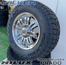 当店イチオシ!! サーフ ハイラックス プラド 17インチ タイヤホイール Balano FALKEN WILDPEAK A/T AT3W 265/65R17 新品4本セット_画像3