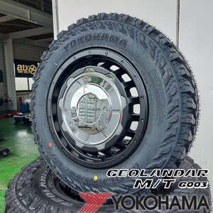 ジムニー シエラ LEXXEL SwaGGer Old style ヨコハマ ジオランダー MT G003 215/70R16 タイヤホイールセット 16インチ マッドタイヤ