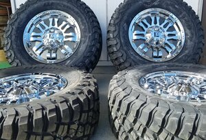 メッキ Balano サーフ プラド FJ サバーバン タホ Ｈ3 ハイラックス 17インチ BF マッドテレーン KM3 285/70R17 265/70R17 クローム