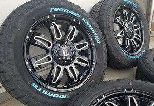 お支払方法：銀行振込 ランクル100/200 LX570 セコイア タンドラ 20インチ MONSTA TERRAIN GRIPPER 285/50R20 285/55R20 ホワイトレター