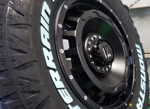 限定 JL JK ラングラー LEXXEL SwaGGer MONSTA TERRAIN GRIPPER 265/65R17 265/70R17 285/70R17 タイヤホイール17インチ ホワイトレター_画像6