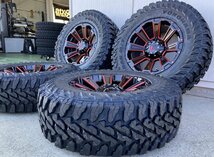 120 150 プラド ハイラックス サーフ H3 タイヤホイールセット ヨコハマ ジオランダー MT G003 265/70R17 265/65R17 17インチ DeathRock_画像6