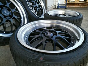 人気 クラウン タイヤホイールセット PIRELLI ピレリ 225/40R19 245/35R19 19インチ BD00