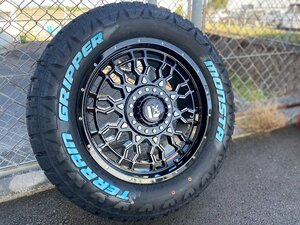 LEXXEL PreDator 120/150 プラド ハイラックス サーフ FJ H3 パジェロ タイヤホイールセット MONSTA TERRAIN GRIPPER 265/70R17 265/65R17