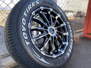 ハイエース レジアスエース 車検対応 タイヤホイールセット 16インチ 4本セット 1台分 TOYO H30 215/65R16 BountyCollectio BD12