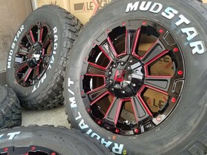 新色 LEXXEL【DeathRock】デリカD5 エクストレイル CHR クロスロード等 16インチ Mudstar Radial MT 225/70R16 215/70R16 215/65R16