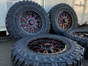 LEXXEL PreDator ヨコハマ ジオランダー MT G003 265/70R17 285/70R17 ジープ ラングラー JK JL タイヤホイールセット 新品4本セット