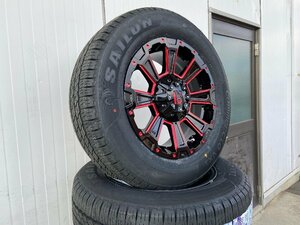 200系ハイエース レジアスエース タイヤホイールセット 16インチ SAILUN VX1 215/65R16 車検対応 規格品 LEXXEL DeathRock