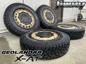 ジムニー JB64 JB23 JA12 JA11 タイヤホイール ヨコハマ X-AT 195R16 SwaGGer 新品4本セット 16インチ ホワイトレター