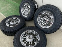 Jeep ラングラー JK JL 希少カラー クロームメッキ Balano 17インチ ヨコハマ ジオランダー G003 265/70R17 285/70R17_画像1