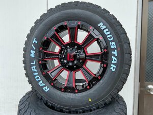 マッドスター ラジアル MT 215/65R16 車検対応品 200系ハイエース レジアスエース タイヤホイールセット 16インチ LEXXEL DeathRock