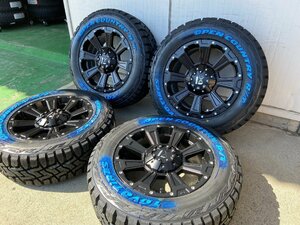 車検対応 LEXXEL DeathRock タイヤホイールセット 16インチ ハイエース レジアスエース TOYO オープンカントリー RT 215/65R16