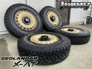 当店イチオシ!!!! ジムニー JB64 JB23 JA12 JA11 タイヤホイール ヨコハマ X-AT 195R16 SwaGGer 新品4本セット 16インチ ホワイトレター