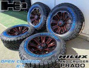 サマータイヤ プラド ハイラックス サーフ TOYO オープンカントリーRT 265/70R17 265/65R17 285/70R17 DeathRock 17インチ