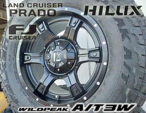 LEXXEL OutLaw サーフ FJクルーザー プラド ハイラックス 17インチ ファルケン WILDEPEAK A/T3W 265/65R17 265/70R17