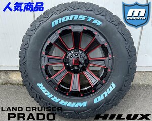 新色 LEXXEL【DeathRock】サーフ プラド ハイラックス H3 FJ 17インチ MONSTA MUDWARRIOR 265/65R17 265/70R17 ホワイトレター