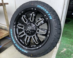 LEXXEL【Balano】JK JL ラングラー グランドチェロキー 20インチ MONSTA TERRAIN GRIPPER 265/50R20 285/50R20 285/55R20 ホワイトレター