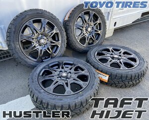 TOYO OPENCOUNTRY RT 165/60R15 軽トラ ハイゼットジャンボ アトレー タイヤホイールセット 15インチ MUD-X