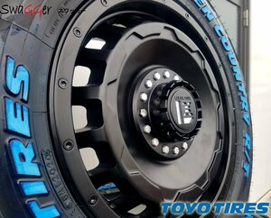 ライズ ロッキー タイヤホイールセット 16インチ SwaGGer スワッガー TOYO OPENCONTRY R/T 215/65R16 ホワイトレター