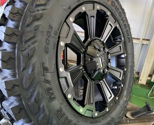 デリカD5 X-TRAIL RAV4 LEXXEL DeathRock ヨコハマ ジオランダー MT G003 225/75R16 タイヤホイール16インチ 新品4本セット