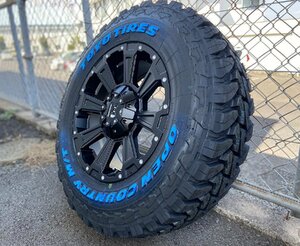 TOYO オープンカントリー MT 225/75R16 タイヤホイールセット 16インチ RAV4 デリカD5 エクストレイル 4本セット DeathRock