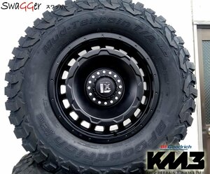 JEEP ラングラー JL JK LEXXEL SwaGGer BF Goodrich MUDTERRAIN KM3 265/70R17 285/70R17 タイヤホイール 17インチ