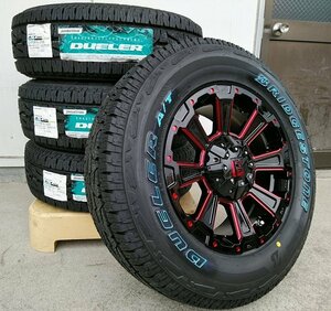 デリカD5 エクストレイル 16インチ タイヤホイール 新品4本セット DeathRock ブリヂストン DUELER A/T 001 225/70R16