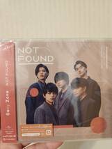 CD　Sexy Zone　NOT FOUND (通常盤)　新品未開封_画像2