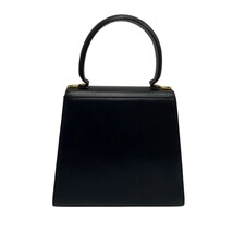 美品 Salvatore Ferragamo サルヴァトーレフェラガモ ガンチーニ 金具 レザー 2way ショルダーバッグ ハンドバッグ ネイビー 24367_画像5