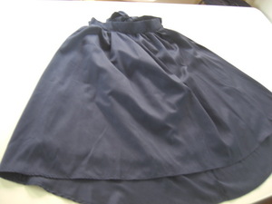  beautiful goods Cecil McBee flair ribbon skirt navy blue M