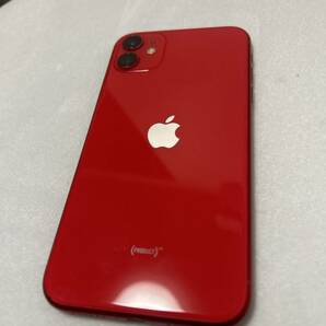 iPhone11本体 色RED容量128GB箱・説明書・ガラスフィルム付き SIMカード無しの画像3