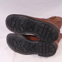 レッドウィング 7.5 EE /ペコスブーツ スチールトゥ 茶 ブラウン USA製 RED WING PECOS 本革 古着 中古 eb952_画像6