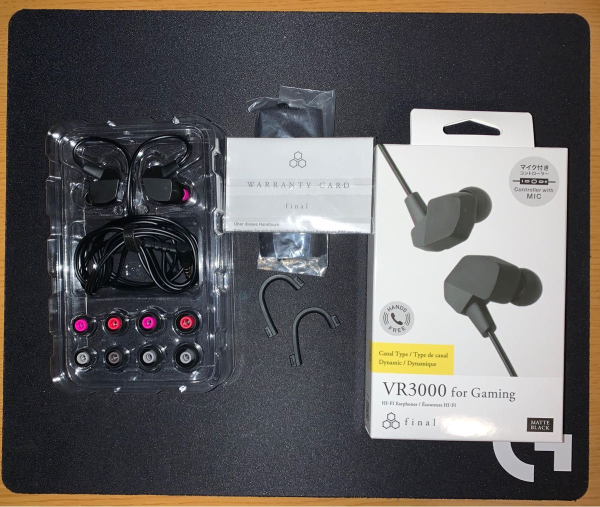 刺繍サービス バッティング手袋 【新品・未使用・未開封】final VR3000 for Gaming - ヘッドフォン/イヤフォン