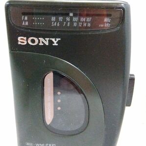 SONY ラジオ付きステレオカセットウォークマン WM-FX21　イヤホン付き　ジャンク品