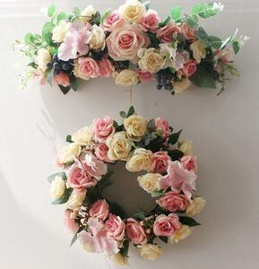  new goods *2 point set * lease artificial flower * wall decoration * entranceway lease * ornament *