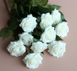 *10 pcs set * white rose rose ** artificial flower * height approximately 45cm* art flower ** hand made 