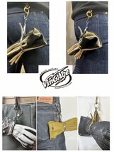 Vin&Age ヴィンアンドエイジ GLOVE HOLDER グローブホルダー VGH2-BLACK ブラック 亜鉛合金 Vintage風 Chopper乗り バイカー 腰回りアクセ_画像5