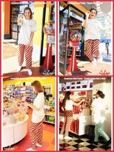 送料0 【COOKMAN】クックマン Chef Pants シェフパンツ Candy Stripe Red 231-31812 -L 男女兼用 キャンディーストライプ イージーパンツ_画像8